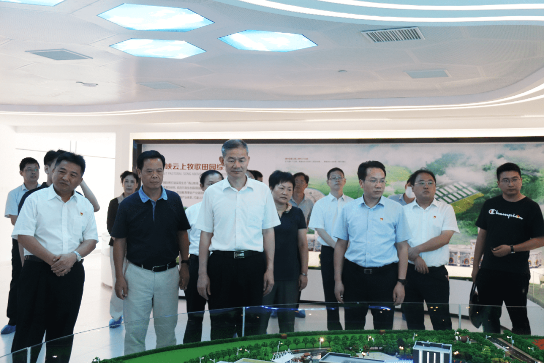 福建省三明市委書記林興祿走進明一國際生態高新科技園調研