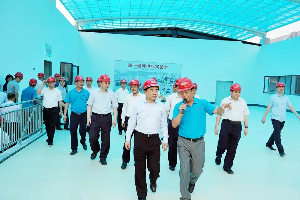 福建省委書記蒞臨明一國際生態高新科技園考察